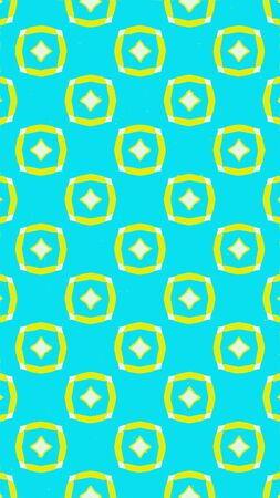 Ornate geometric pattern and abstract colored background