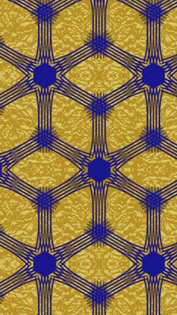 Ornate geometric pattern and abstract colored backgroundの写真素材