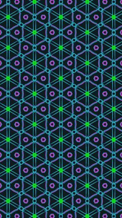 Ornate geometric pattern and abstract colored backgroundの写真素材