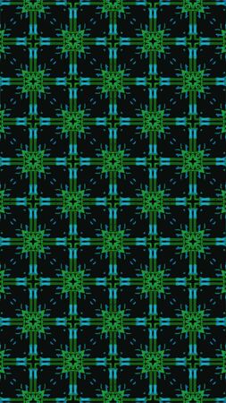 Ornate geometric pattern and abstract colored backgroundの写真素材