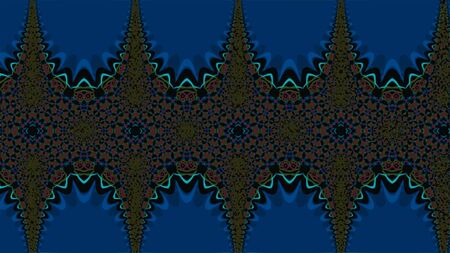 Ornate geometric pattern and artfully abstract multicolored backgroundの写真素材