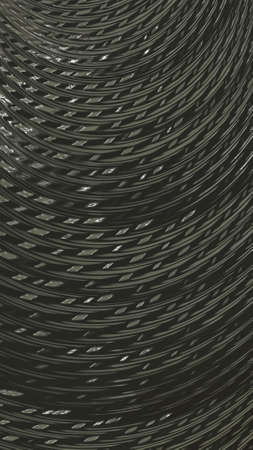 Artistic and imaginative digitally designed abstract 3D fractal background