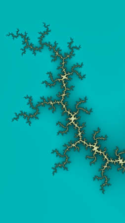 Artistic and imaginative digitally designed abstract 3D fractal backgroundの写真素材