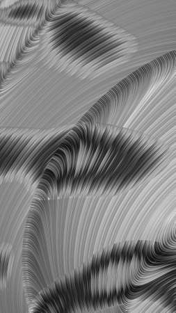 Ornate black and white 3D background