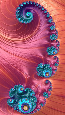 Digitally generated 3D background