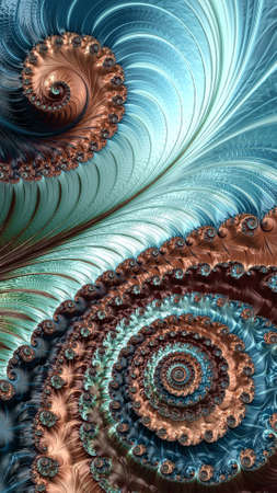 Digitally generated 3D backgroundの写真素材