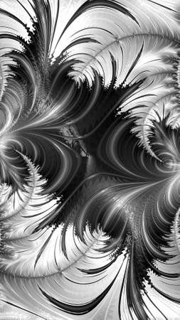 Artistic and imaginative digitally designed abstract 3D fractal backgroundの写真素材