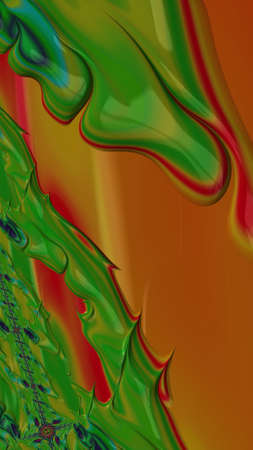Artistic and imaginative digitally designed abstract 3D fractal backgroundの写真素材