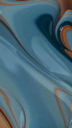 Artistic and imaginative digitally designed abstract 3D fractal backgroundの写真素材