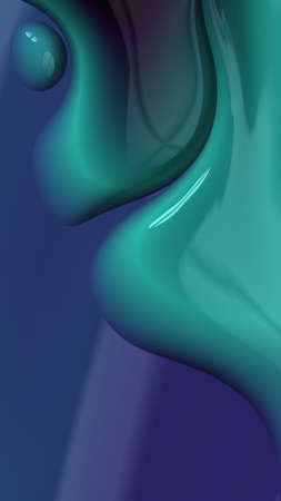 Artistic and imaginative digitally designed abstract 3D fractal background
