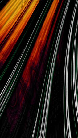 Artistic and imaginative digitally designed abstract 3D fractal backgroundの写真素材