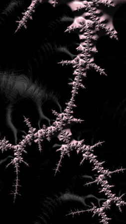 Artistic and imaginative digitally designed abstract 3D fractal backgroundの写真素材