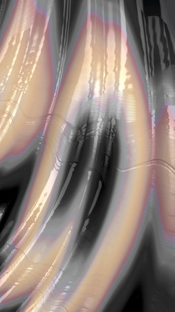 Artistic and imaginative digitally designed abstract 3D fractal background