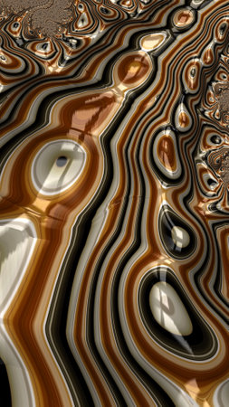 Artistic and imaginative digitally designed abstract 3D fractal background
