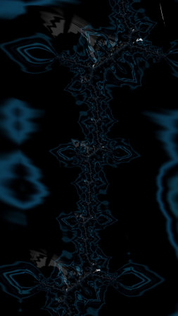 Artistic and imaginative digitally designed abstract 3D fractal background