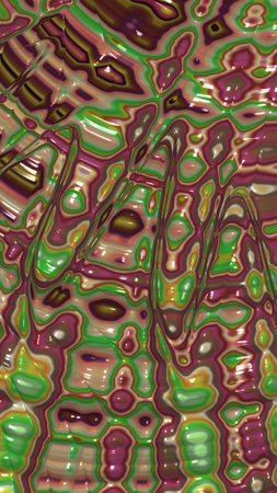 Artistic and imaginative digitally designed abstract 3D fractal background