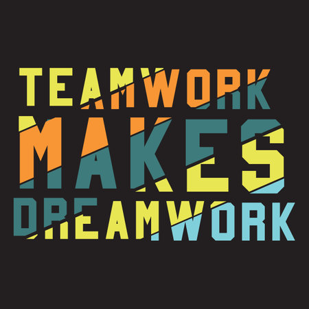 Motivational and inspirational quotes lettering text effect typography dark t shirt designのイラスト素材