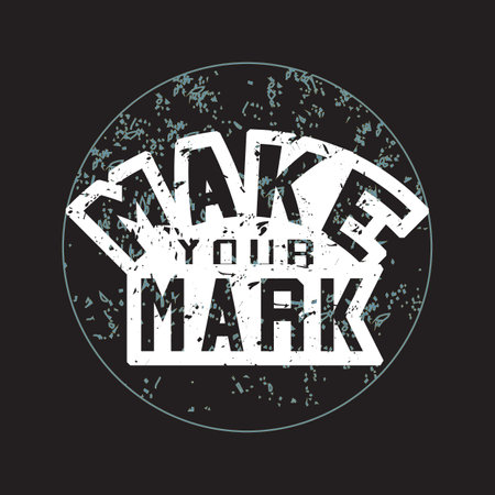 Motivational and inspirational quotes lettering text effect typography dark t shirt designのイラスト素材