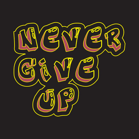 Motivational and inspirational lettering typography text effect t shirt designのイラスト素材