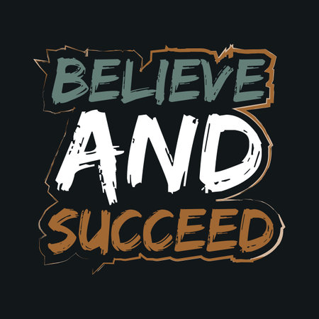 Motivational and inspirational lettering typography text effect t shirt designのイラスト素材