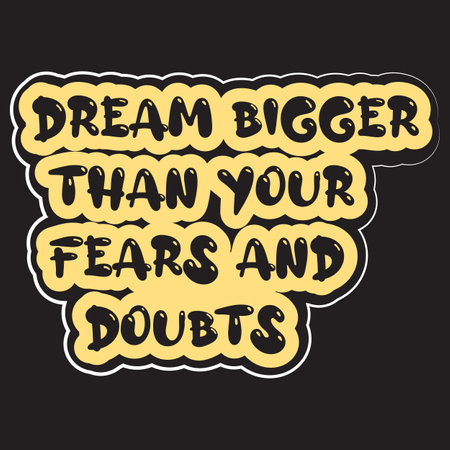 Motivational and inspirational lettering typography text effect t shirt designのイラスト素材
