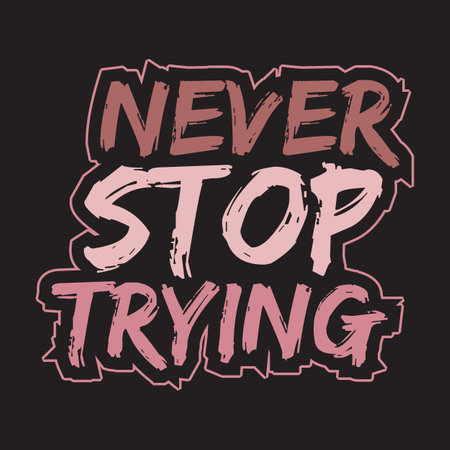 Motivational and inspirational quotes lettering text effect typography t shirt designのイラスト素材