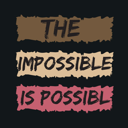 Motivational and inspirational lettering typography text effect t shirt designのイラスト素材