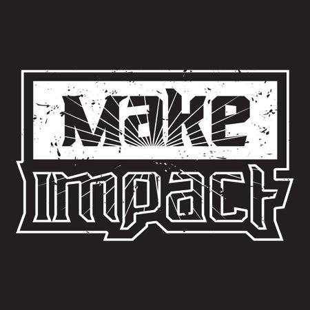 Motivational and inspirational quotes lettering text effect typography dark t shirt designのイラスト素材