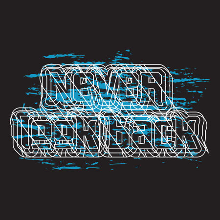 Motivational and inspirational quotes lettering text effect typography dark t shirt designのイラスト素材