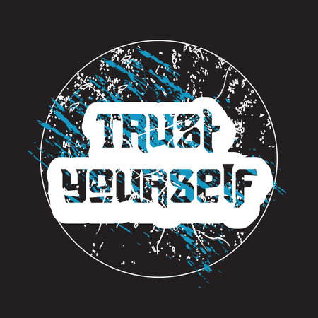 Motivational and inspirational quotes lettering text effect typography dark t shirt designのイラスト素材