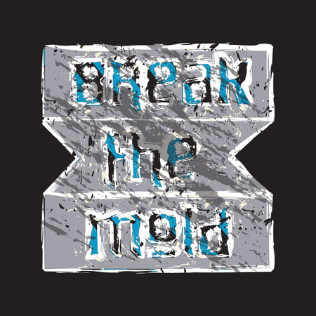 Motivational and inspirational quotes lettering text effect typography dark t shirt designのイラスト素材