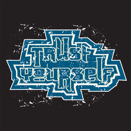 Motivational and inspirational quotes lettering text effect typography dark t shirt designのイラスト素材