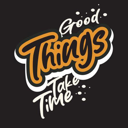 Motivational and inspirational quotes lettering text effect typography dark t shirt designのイラスト素材