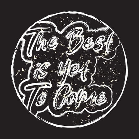 Motivational and inspirational quotes lettering text effect typography dark t shirt designのイラスト素材