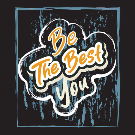 Motivational and inspirational quotes lettering text effect typography dark t shirt designのイラスト素材