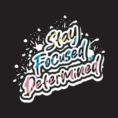 Motivational and inspirational quotes lettering text effect typography dark t shirt designのイラスト素材