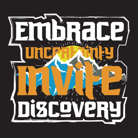 Adventure dark t shirt designのイラスト素材