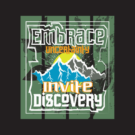 Adventure dark t shirt designのイラスト素材