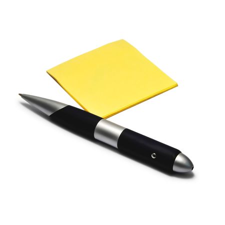 pen and note