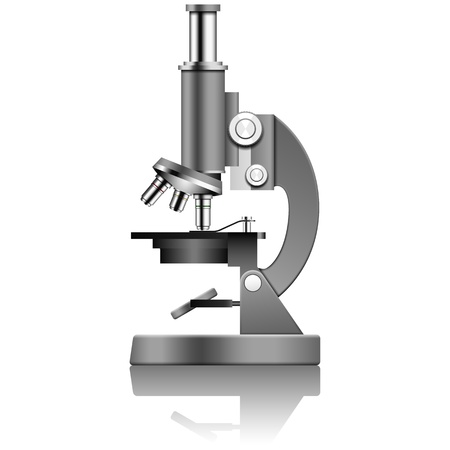 Layered vector illustration of Microscope.のイラスト素材