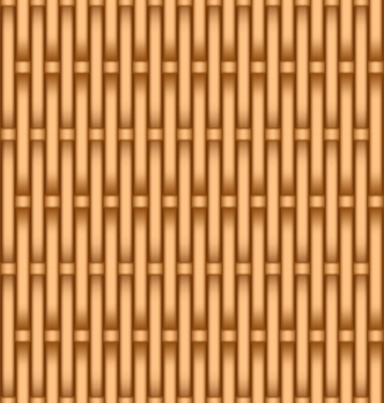 Layered illustration of wooden textured basket weaving background.のイラスト素材