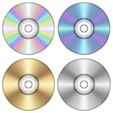 Layered vector illustration of CD のイラスト素材