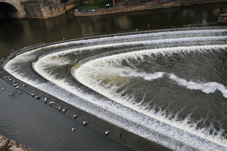 Photo of a river near bath, Englandの写真素材
