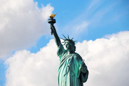Statue of Liberty in New York, USAのeditorial素材
