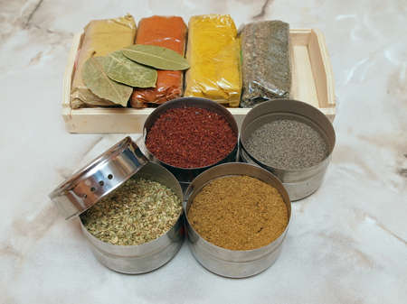 A set of spices        の写真素材