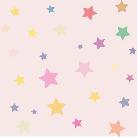 colorful stars joy to the world meditation silence peaceのイラスト素材
