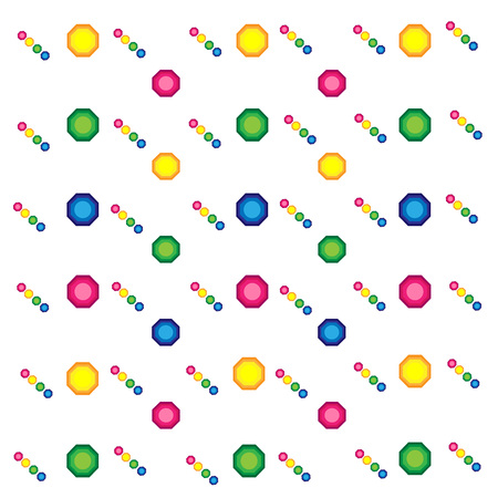 pattern background colored balls circles drops greenのイラスト素材