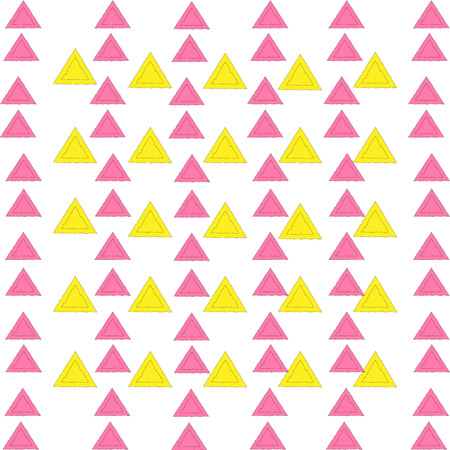 modern color pattern bright background symmetrical trianglesのイラスト素材