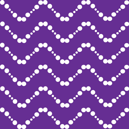 geometric purple background with wavy white patternのイラスト素材