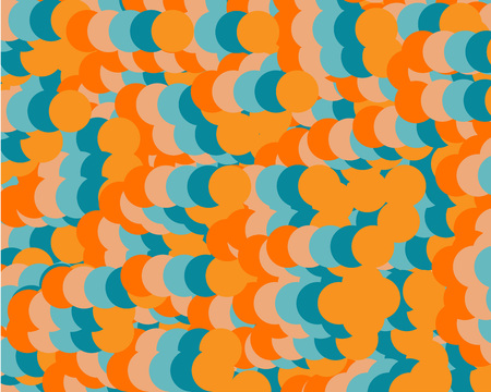 colorful balloons the effect of blending orange yellow blueのイラスト素材